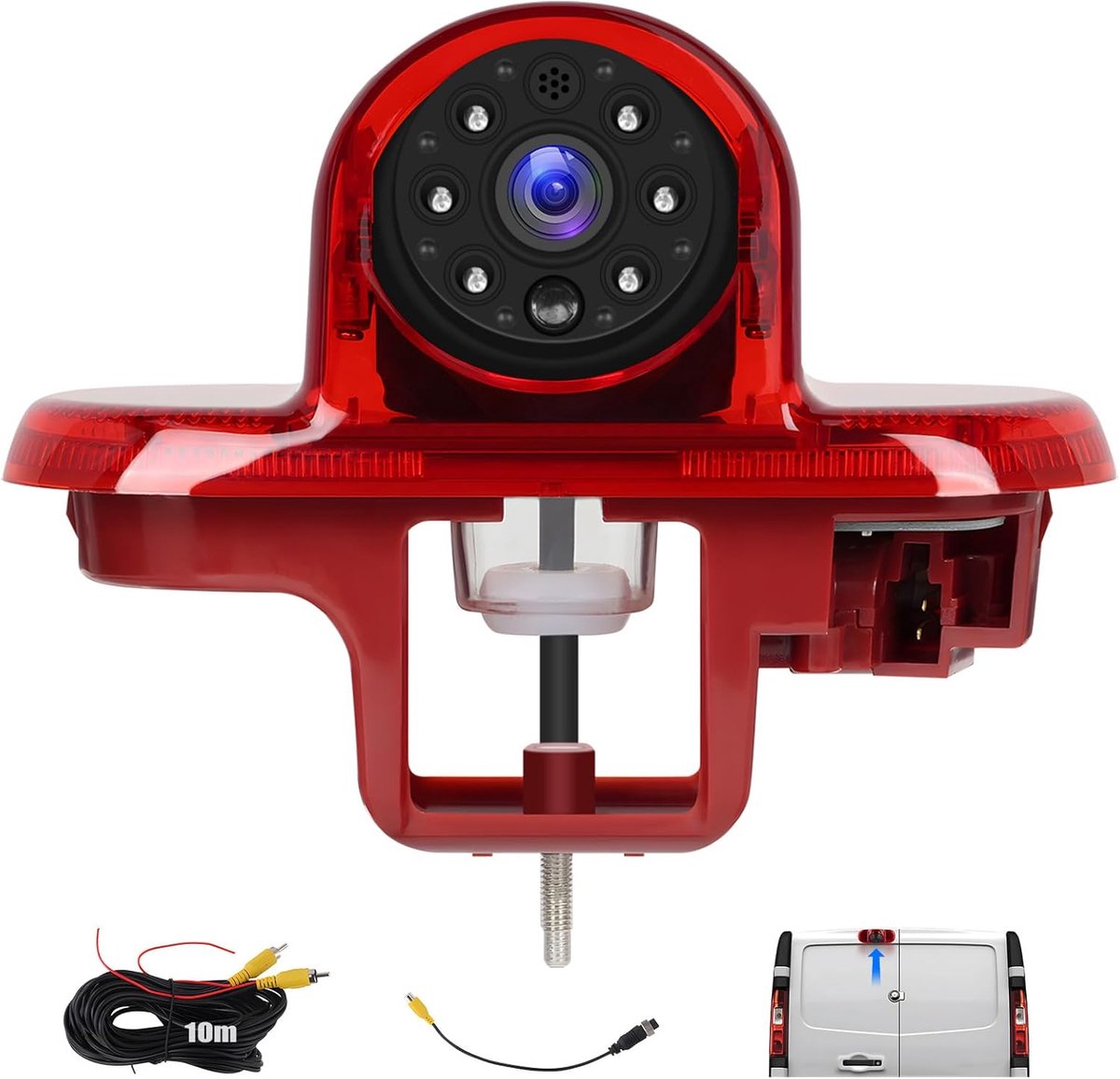 Achteruitrijcamera HD - IP67 Waterdichte Camera - 140° Hoek - Voor Renault Trafic en Vauxhall Vivaro - ShopVlot