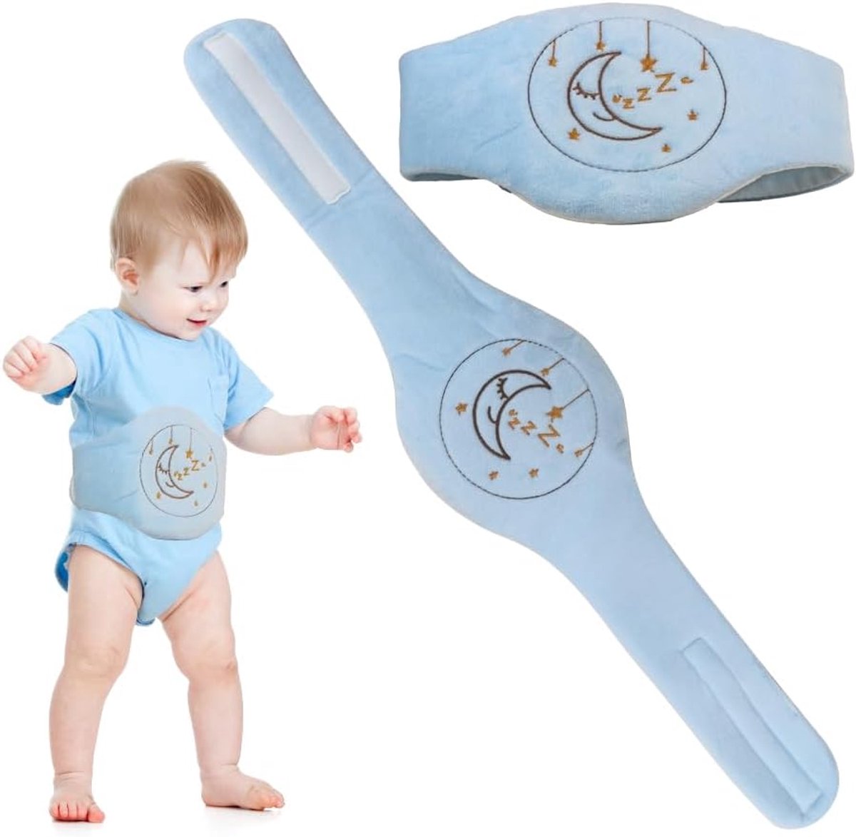 Warmwaterkruik anti-koliek riem - bleu - comfortabele verlichting voor baby's - 1 stuk - ShopVlot