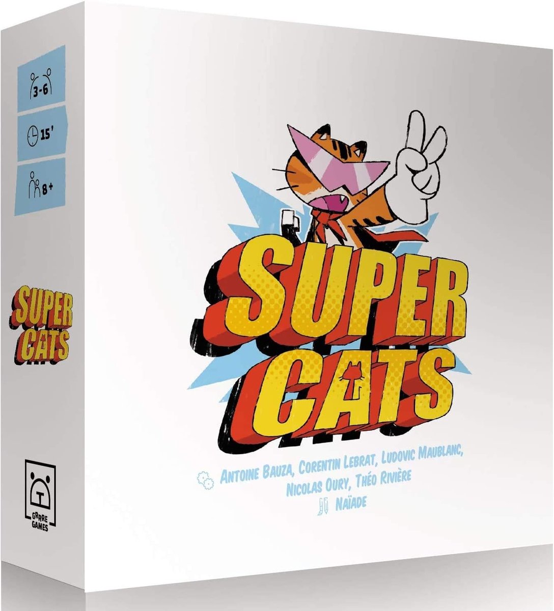 Bordspel Super Cats - Strategisch kaartspel - Voor 2-4 spelers - Leuke gezinsactiviteit - ShopVlot