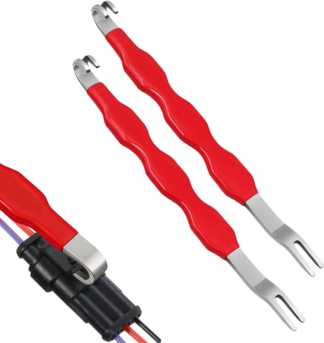 Universele trekker voor auto-elektrische connectoren - 2-delig - compact en duurzaam - ShopVlot