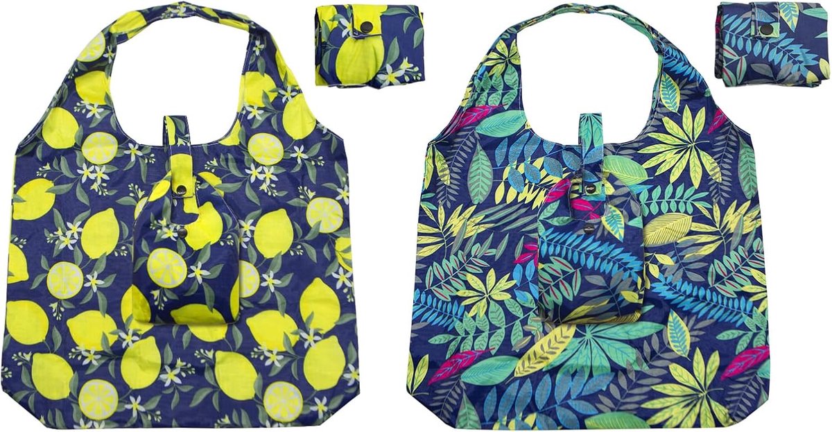 Canvas Strandtas Large - Herbruikbaar - Met Schouderband en Ritssluiting - Ideaal voor Yoga en Reizen - ShopVlot