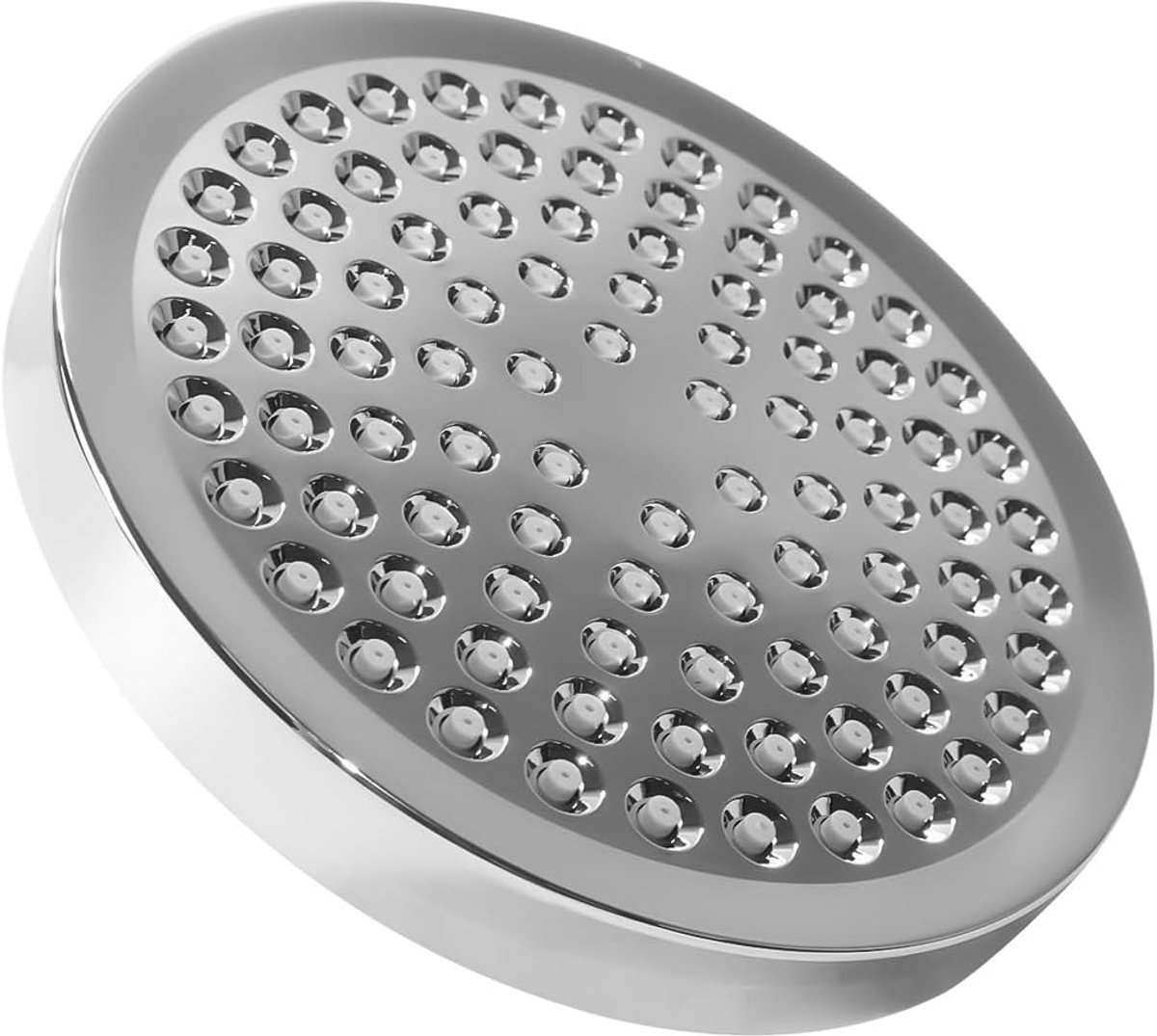 Douchekop 6-inch - onder druk - zilverachtig - krachtige waterstroom - ShopVlot