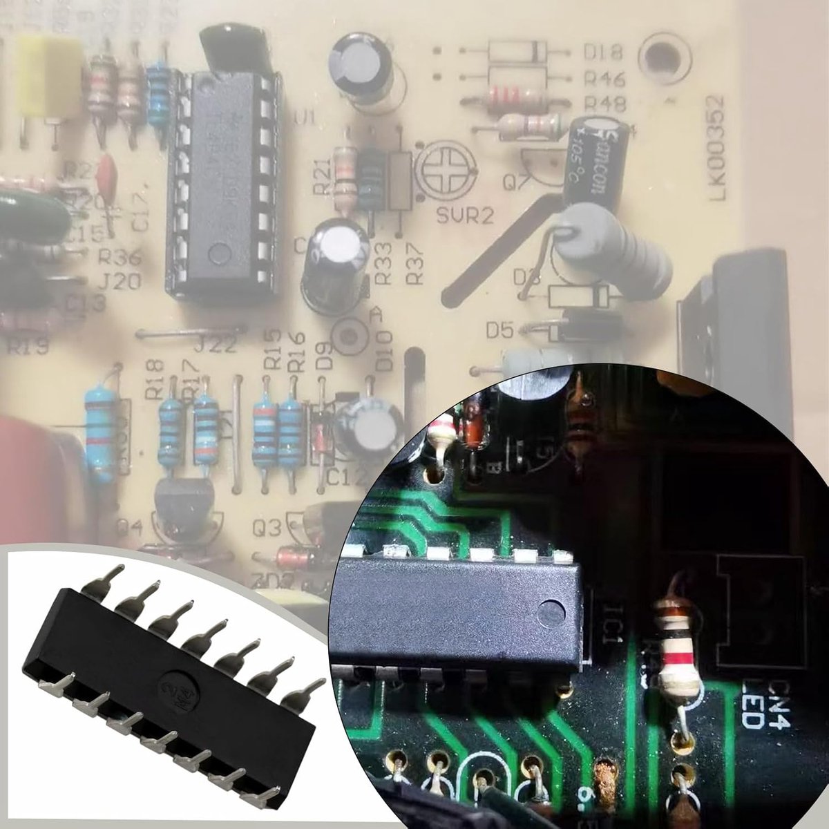 Operational Amplifier TL074CN - 20pcs DIP-14 - Low Noise JFET Input - Geschikt voor audioversterking - ShopVlot