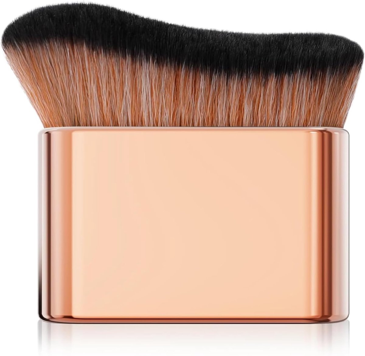 Foundationkwast - rosegoud - golvende borstelkop - gelijkmatige dekking voor een perfecte teint - ShopVlot