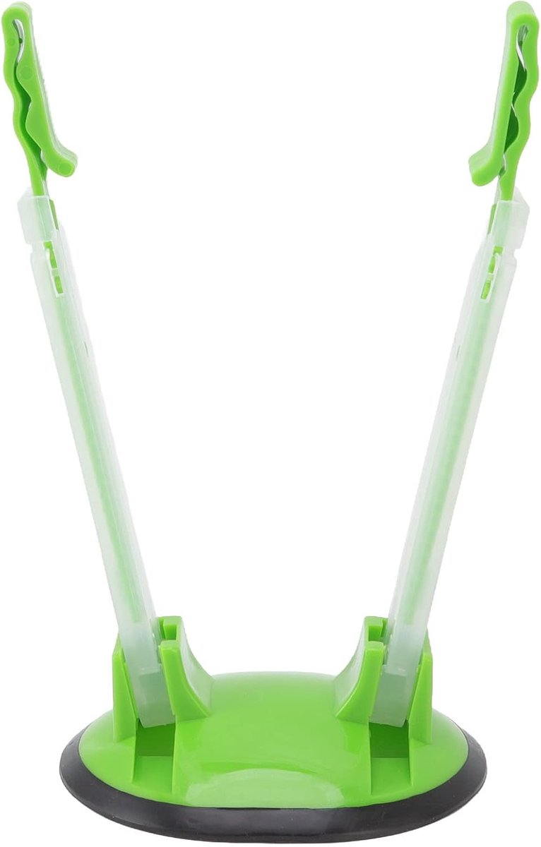 Bag holder voor plastic zakken - verstelbare arm - anti-slip basis - handsfree gebruik - ShopVlot
