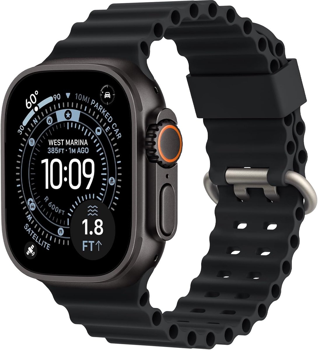 Sportarmband voor Apple Watch 49 mm/46 mm/45 mm - Perforeerbaar - Ademend - Ideaal voor sporters - ShopVlot