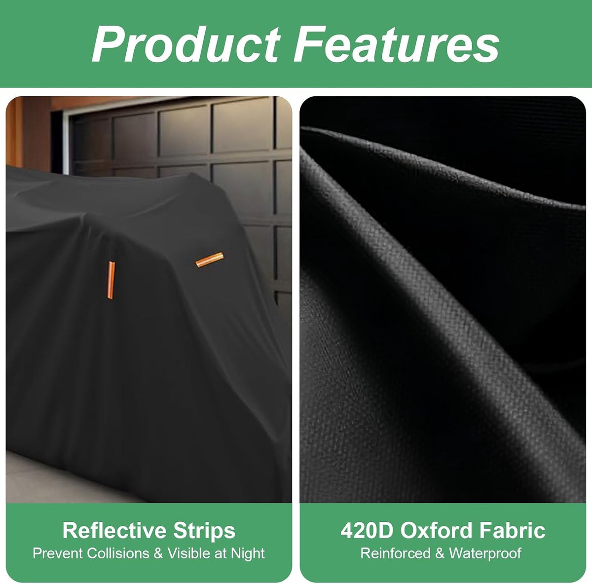 Fietscover Waterproof 420D Oxford - Tarpaulin - Gelaste naden - Bescherming tegen weer en vuil - ShopVlot