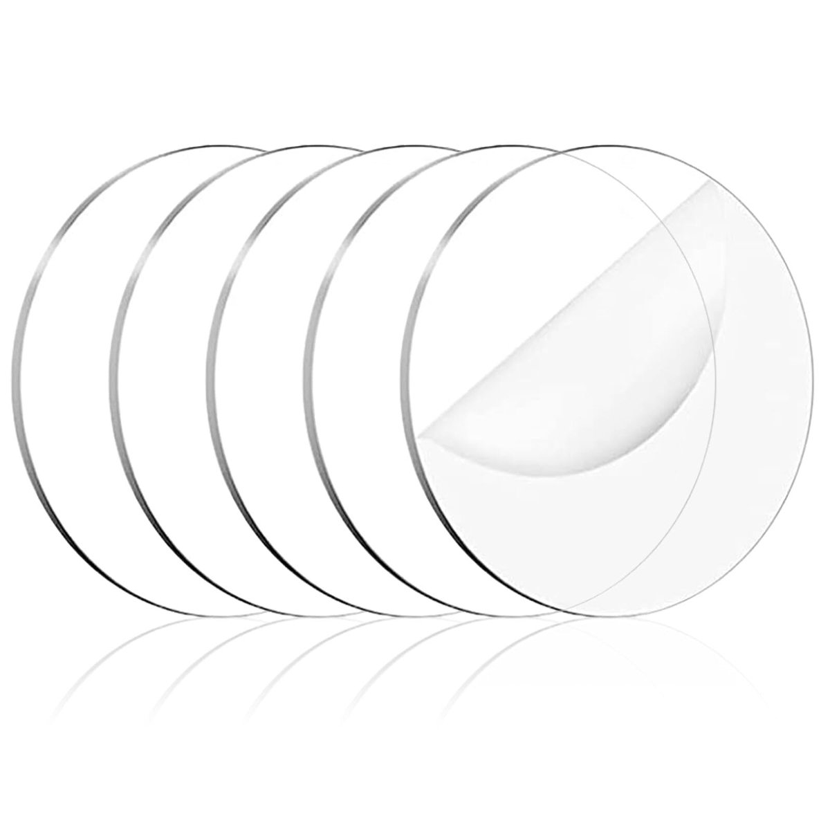 Solidchoice - Set van 5 Plexiglas Ronde Panelen voor DIY Projecten