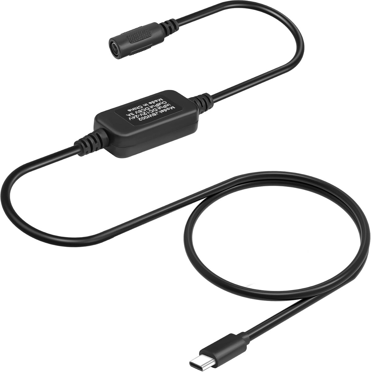 Type C naar DC-stroomkabel, 5,5 × 2,1 mm – 7 m - ShopVlot