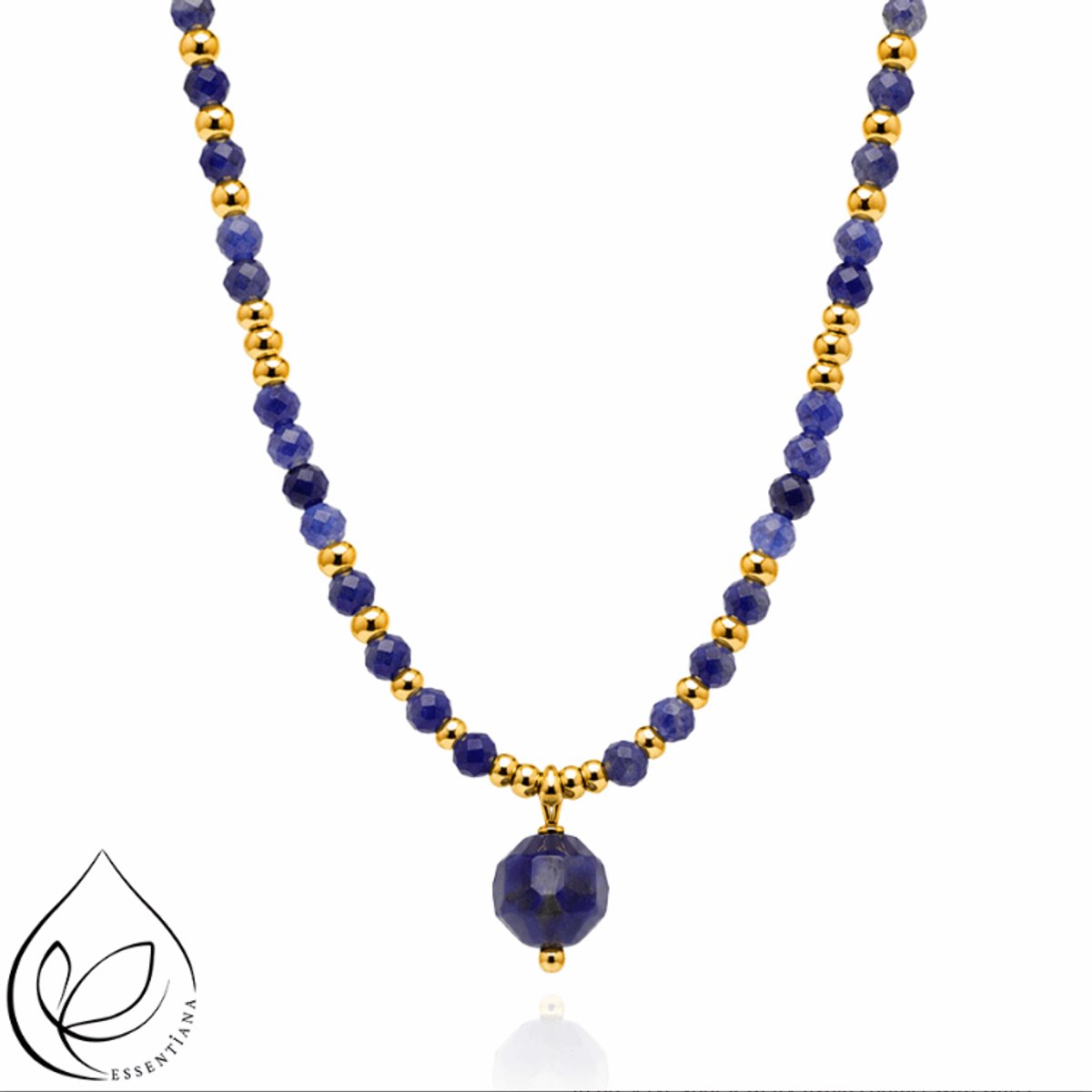 Ketting Sodaliet Verguld – Auréla