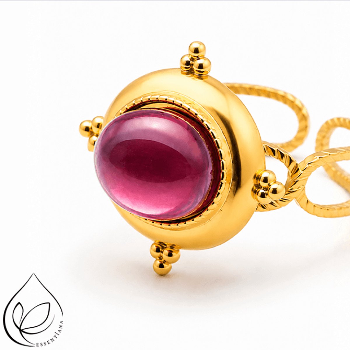 Medina Gouden Ring met Amethist
