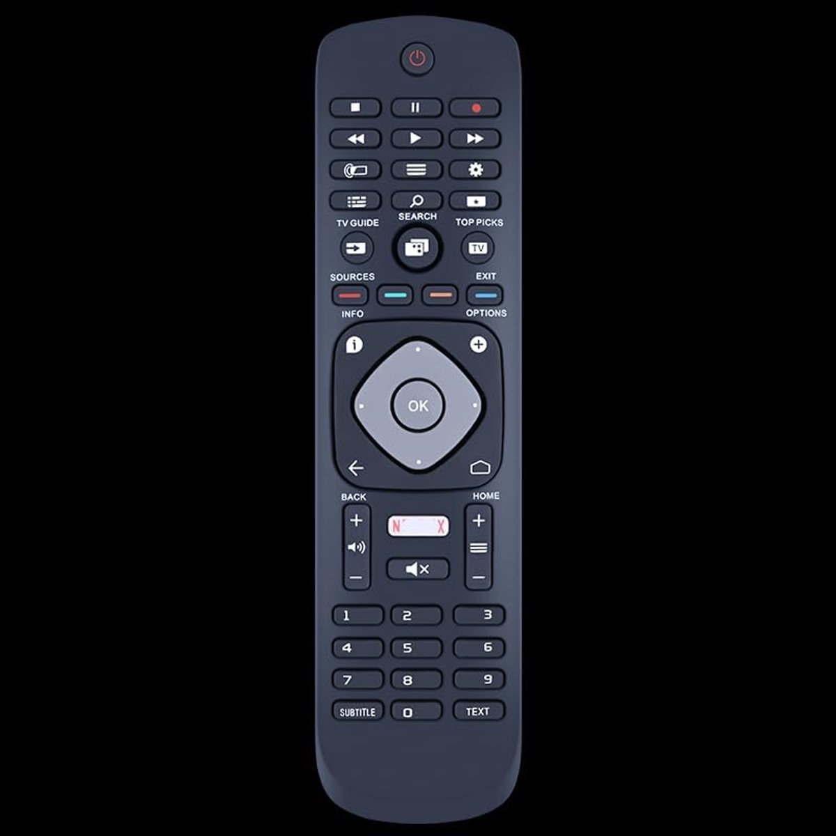 Universele afstandsbediening RQ-P4H, geschikt voor Philips TV - ShopVlot