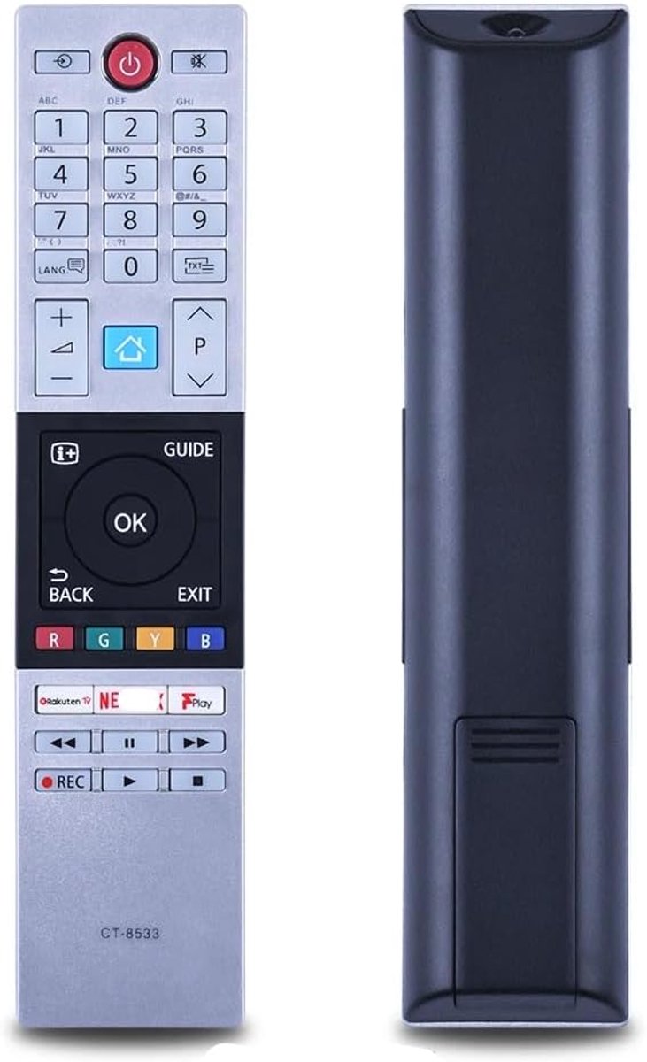 Afstandsbediening compatibel met Toshiba LED HDTV CT-8533 - ShopVlot
