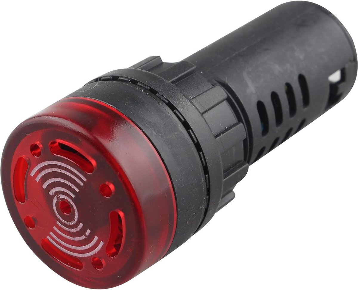 AD16-22SM LED Buzzer Alarm Signal Indicator Light Flash Alertor DC12V 20MA 22mm Dia - ShopVlot