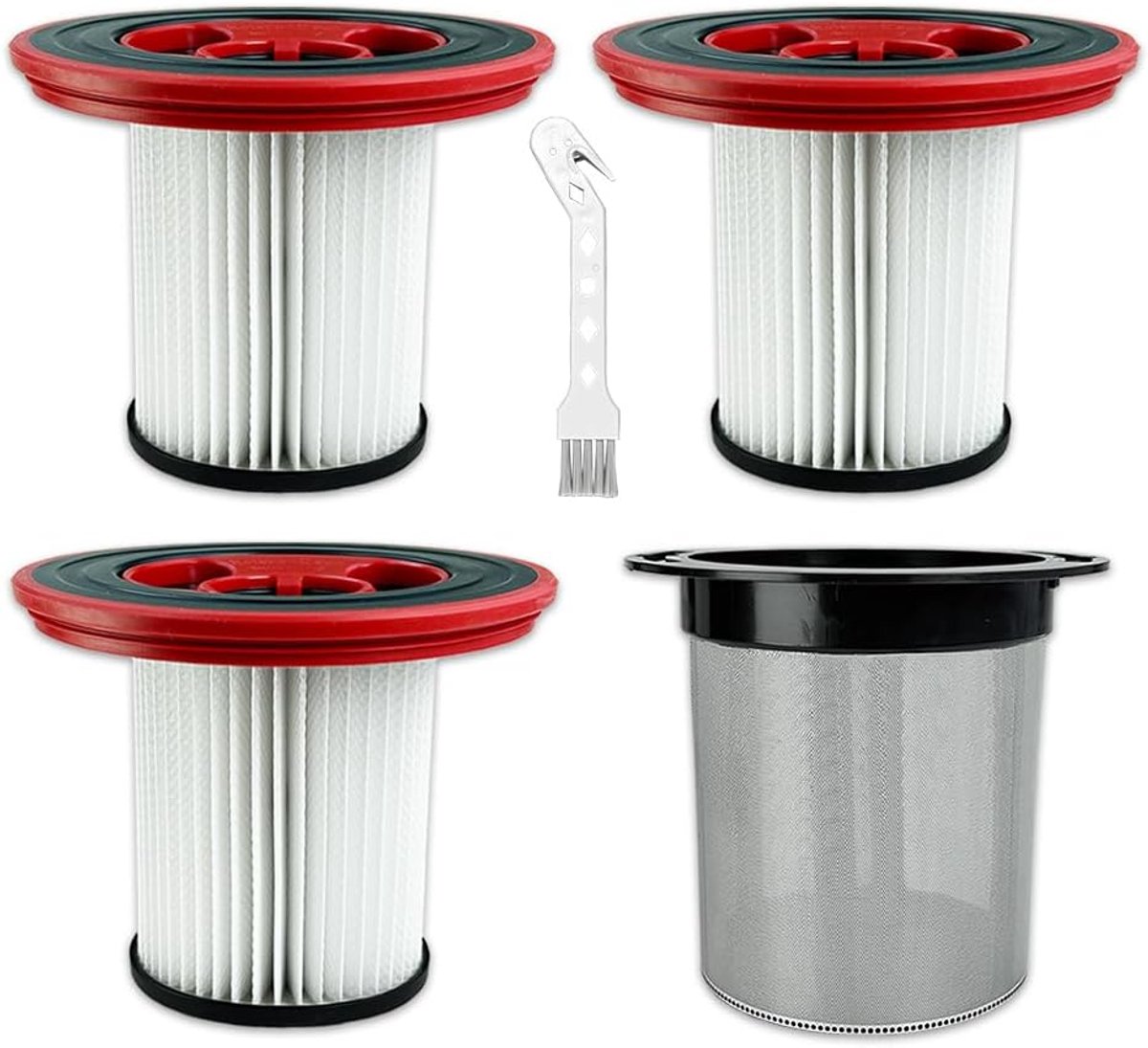 12040193 4 stuks filters vervanging voor Bosch Unlimited serie 7 - ShopVlot