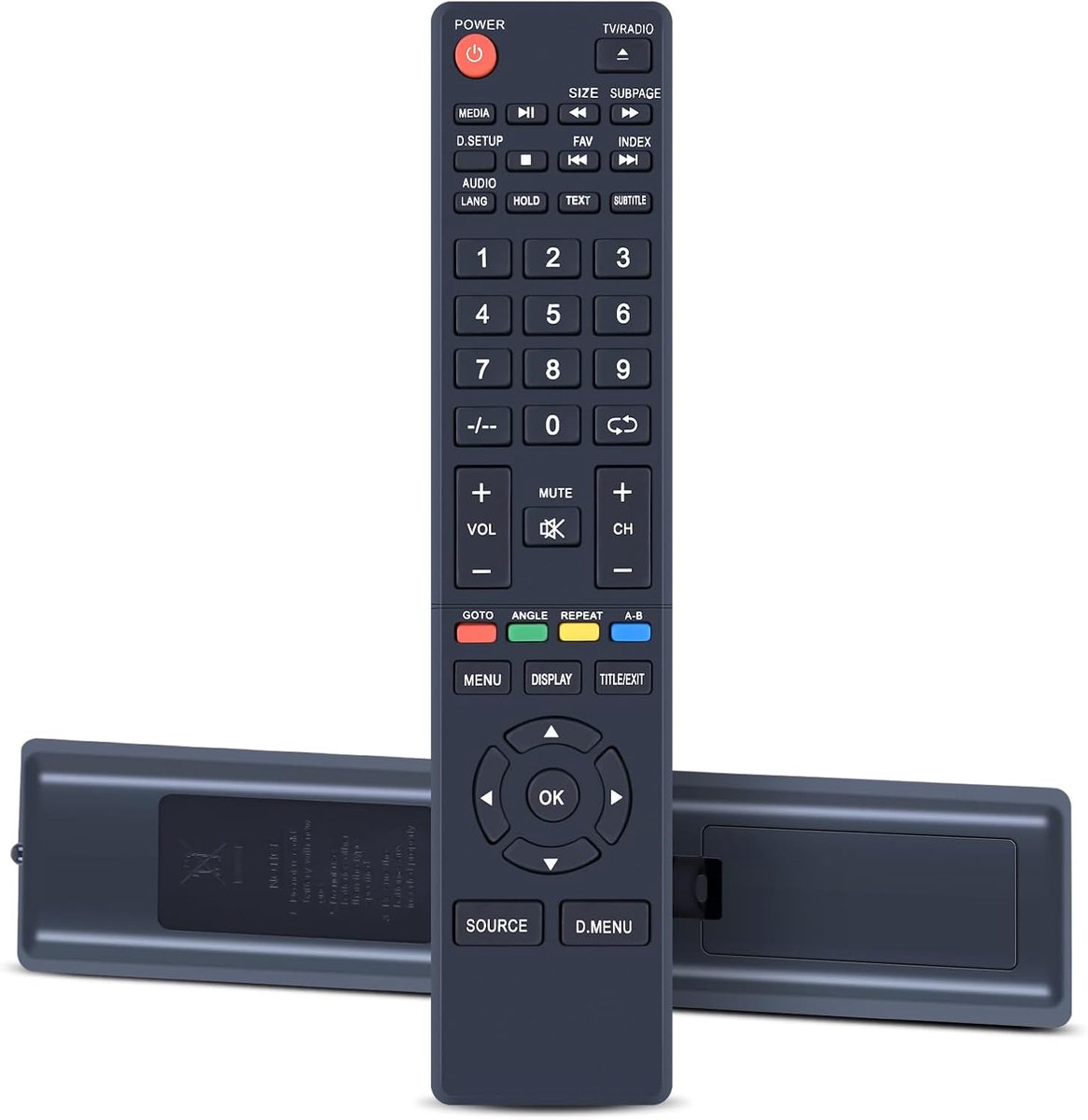 Replacement remote control for TD Systems TV K22LT1H K22LT2F K24DLT2F K32DLT1H, for LINSAR 32LED900F 32LED900 - ShopVlot