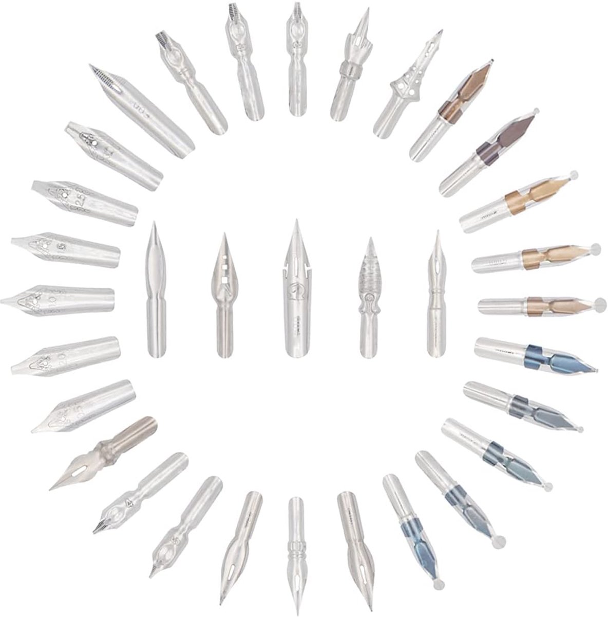 Gullor 33 Calligraphy Nibs for Dip Pens,Calligraphy Pen Nibs,Dip Pen Nibs - ShopVlot