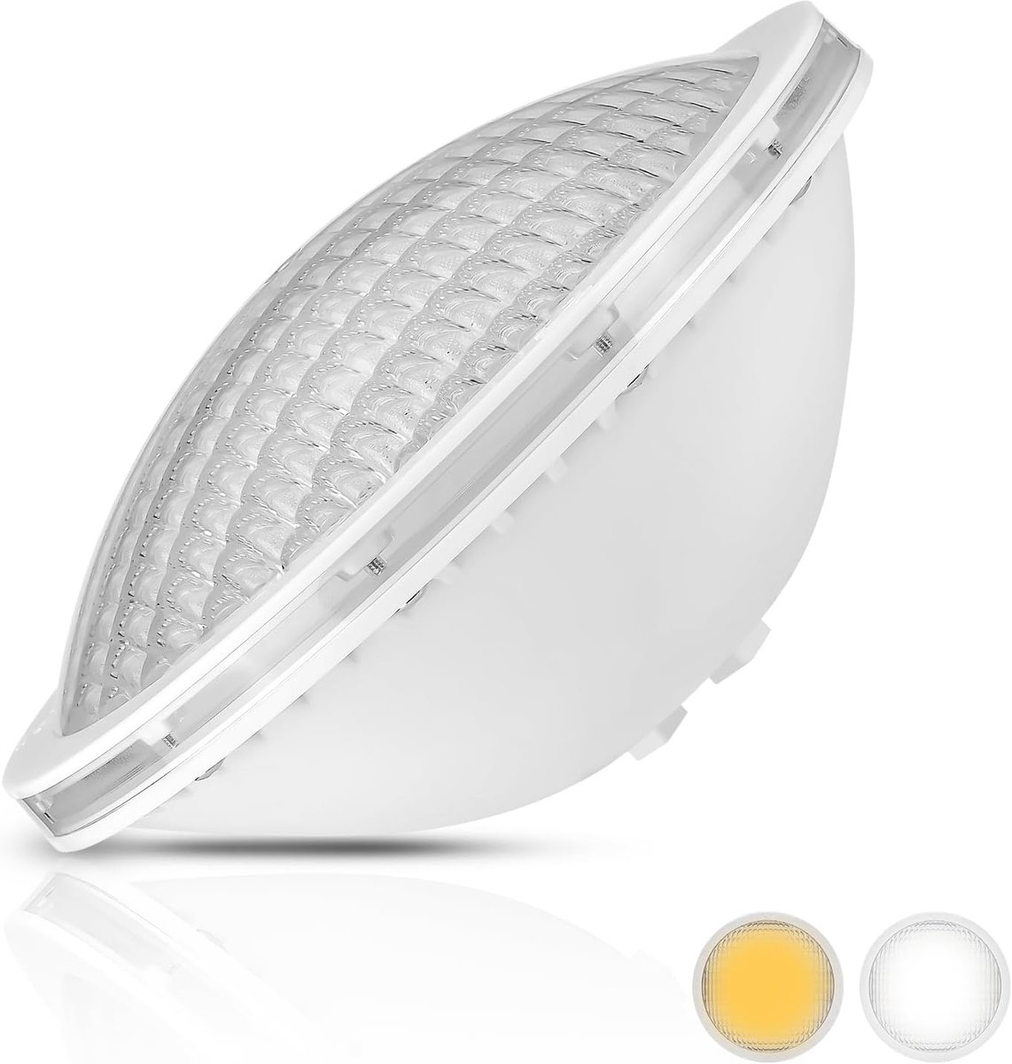 20W LED Pool Lights PAR56, Pool Lamp 1800lm 6000K Cool White, IP68 Waterproof Underwater Lamp for Concrete and Liner - ShopVlot