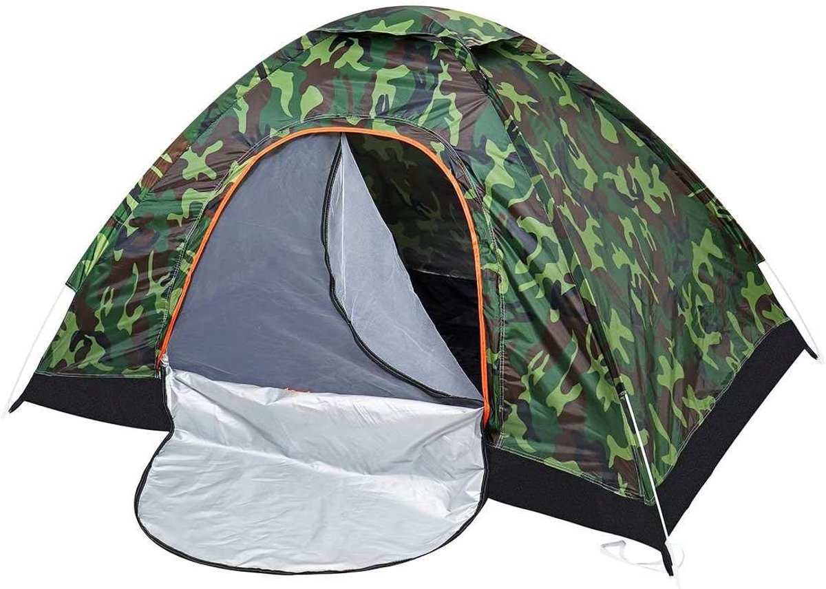 Quick Set up 1-2 Man Dome Tent, Pop Up Camping Tents for Family Couple, Windprooof Waterproof Camping Tents Rainproof - ShopVlot