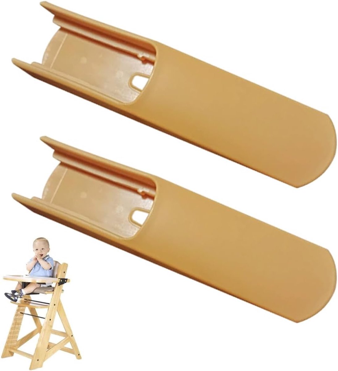 2 x Tilt Protection for Stokke Tripp Trapp High Chair, Advanced Glider Set as Accessories, Basic Extension and - ShopVlot