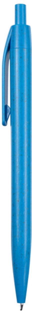 500 stuks voordeel pack Drukknoppen gemaakt van tarwevezel en ABS kleur Blauw, Model KAMUT met blauwe inkt.