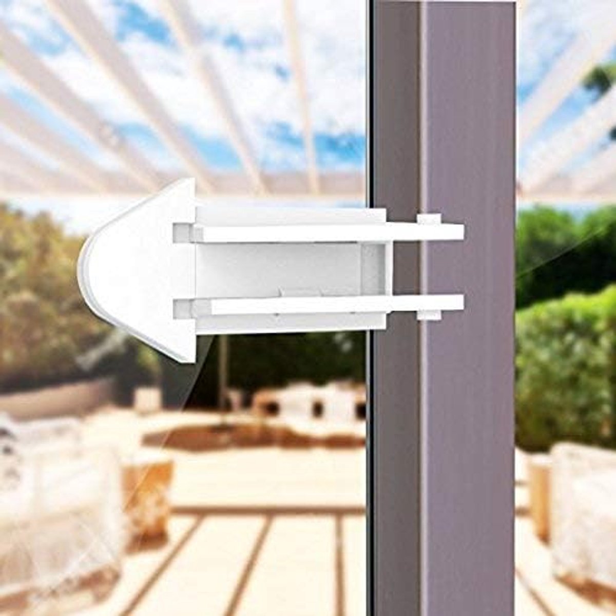 Child Lock with Double-Sided Adhesive for Baby and Children, Safe for Windows, Cupboards and Sliding Doors, No - ShopVlot