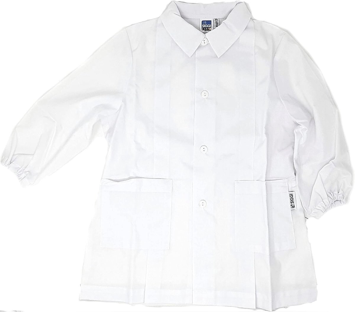 SIGGI Apron for kindergarten white (116 cm) - ShopVlot