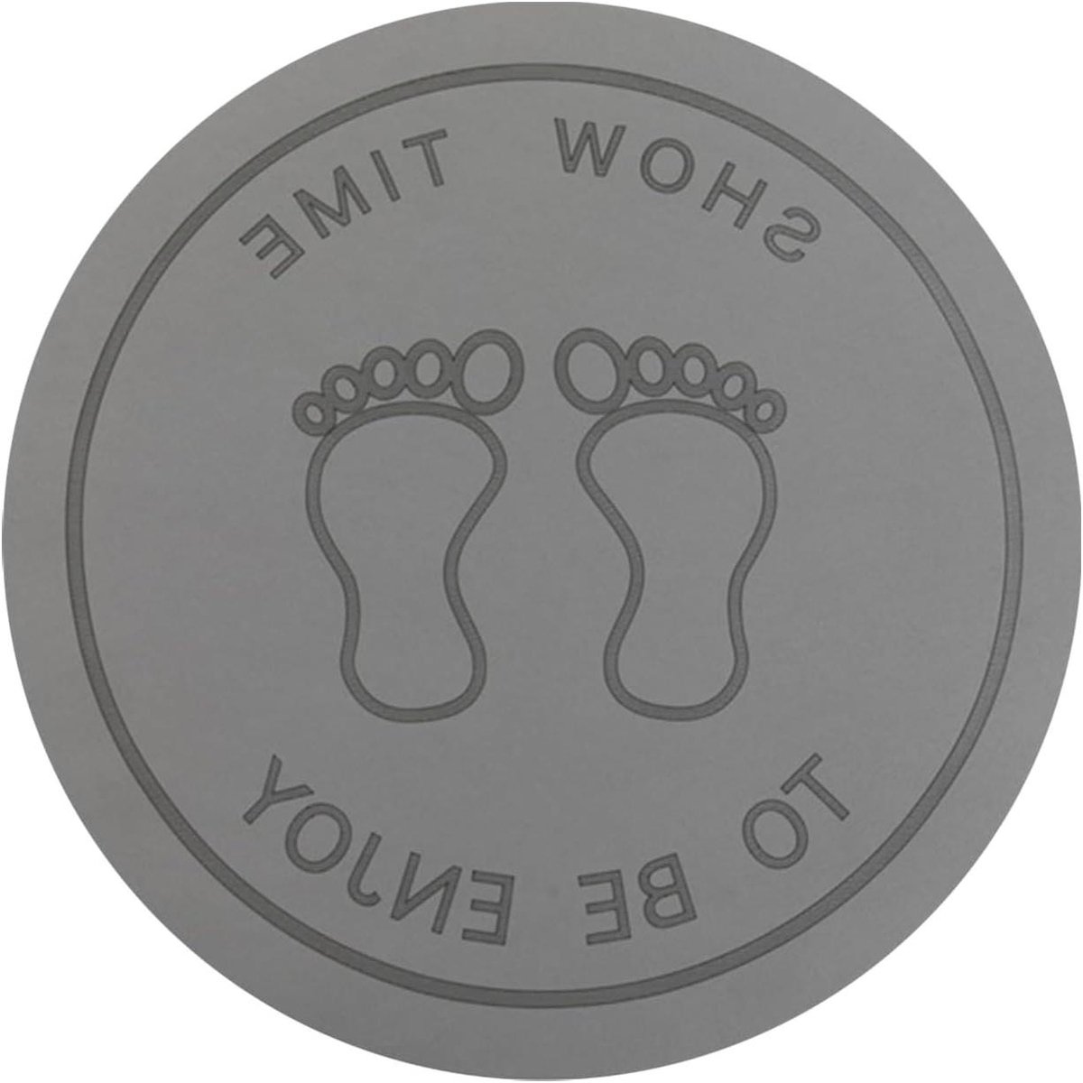 Springtouw Mat - Fitness Pad - Stil Trainen - Schokabsorberend Ontwerp - 60x60 cm - Grijs