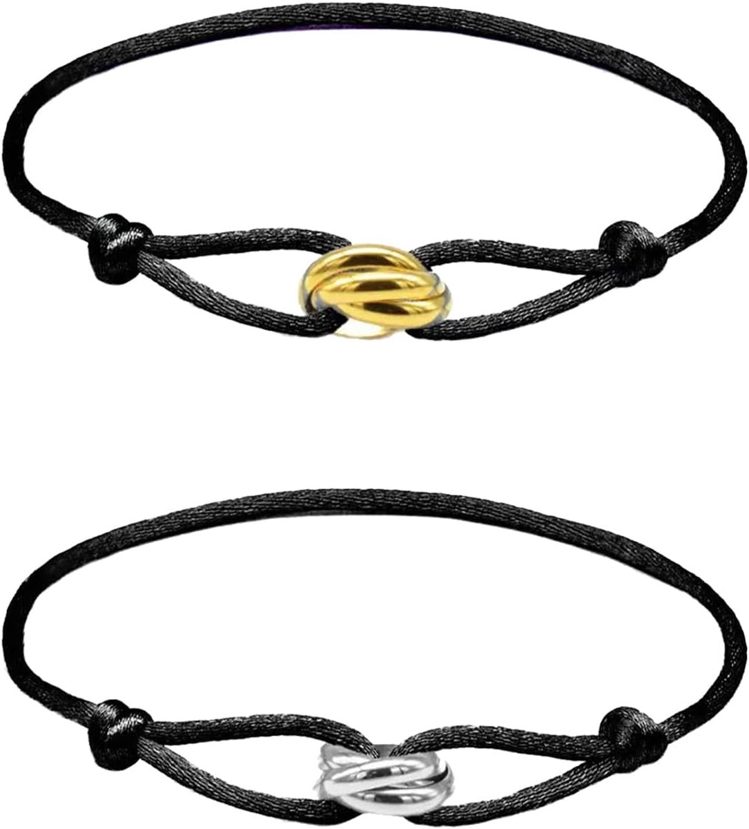 Sailing Rope Armband 2-pack - Verstelbaar en Lichtgewicht - Waterdicht - Perfect voor Cadeaus - ShopVlot