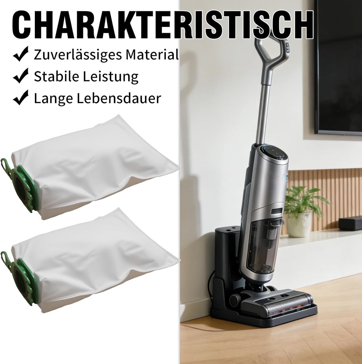 Stofzuigerzakken set 15 stuks - vervanging voor Vorwerk en Swirl - verbeterde luchtkwaliteit - ShopVlot