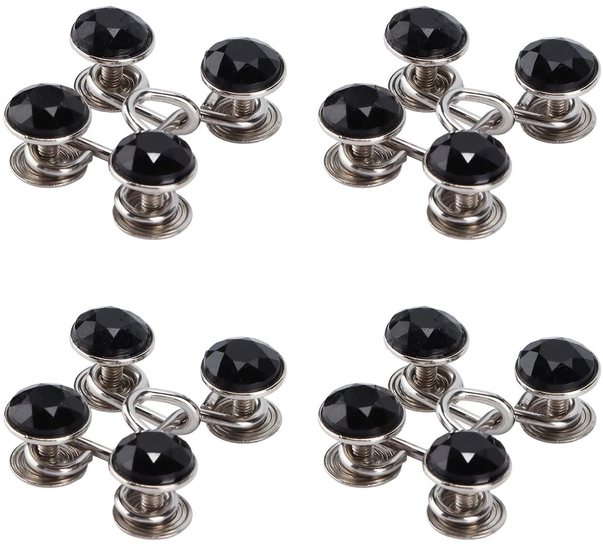Solidchoice - 16 Stuks Afneembare Tailleknopen voor Broeken en Rokken