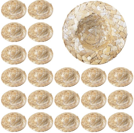 Solidchoice - Set van 30 Miniatuur Hoedjes voor Decoratie