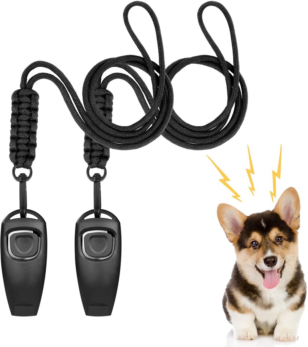Solidchoice - 2-in-1 Hondenfluit en Clicker Set voor Training