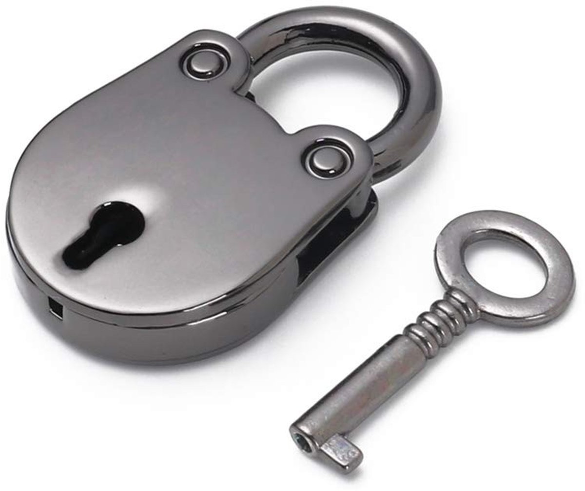 Solidchoice - Mini Hangslot met Sleutel voor Koffers en Tassen