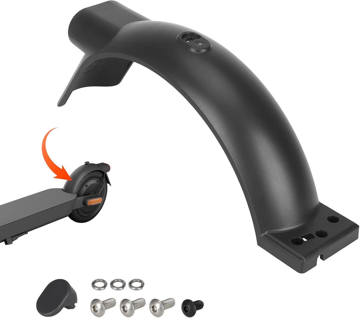 Achterspatbord met houder - ABS - voor Xiaomi 5 - eenvoudig te installeren - ShopVlot