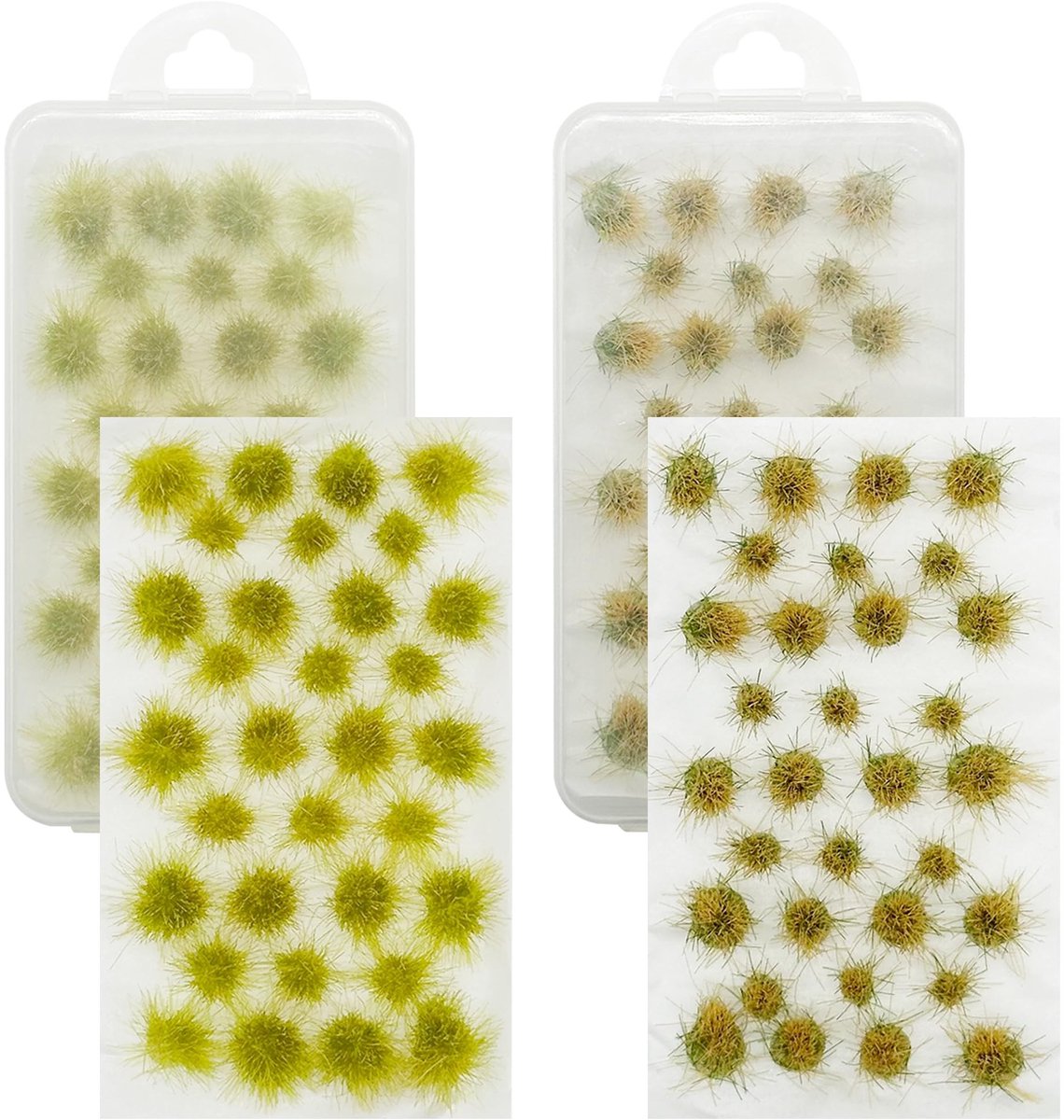 Solidchoice - 64 Stuks Static Grass voor Modelbouw en Landschap Decoratie