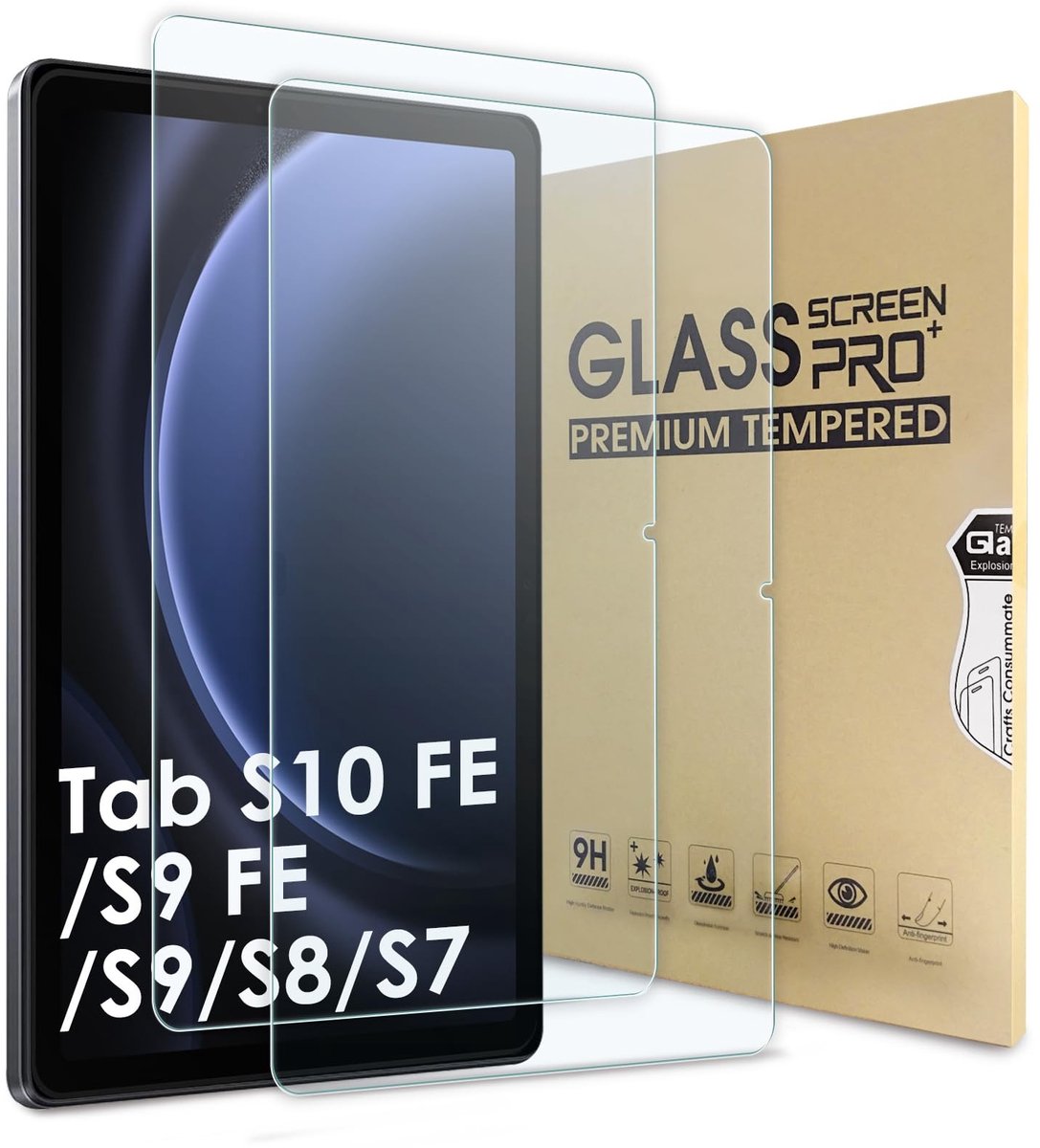 Solidchoice - 2-Pack Screen Protector voor Tablets 10.9 Inch