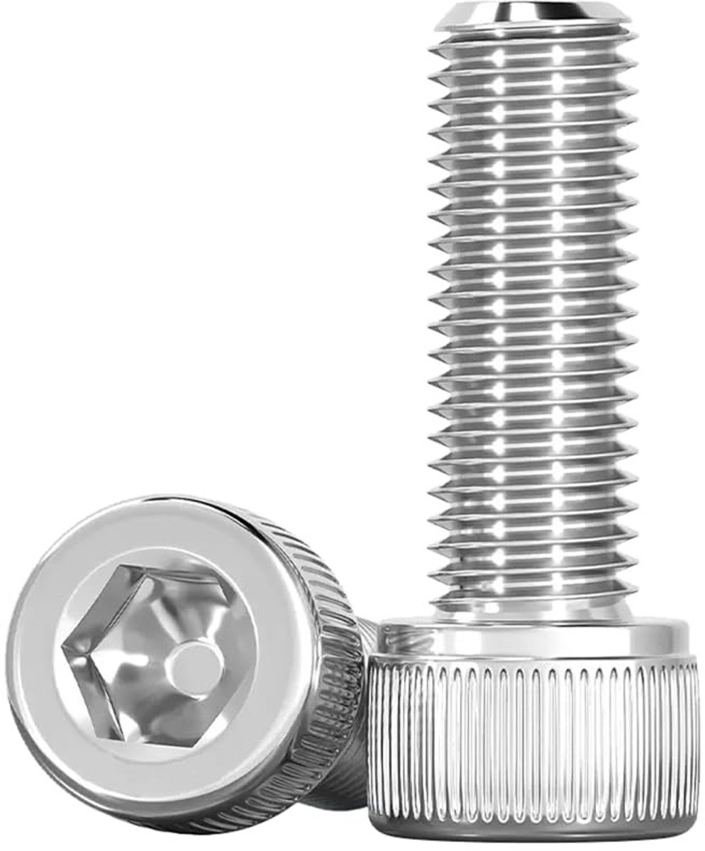Solidchoice - 50 Stuks M4 x 20mm RVS Cilinderbouten