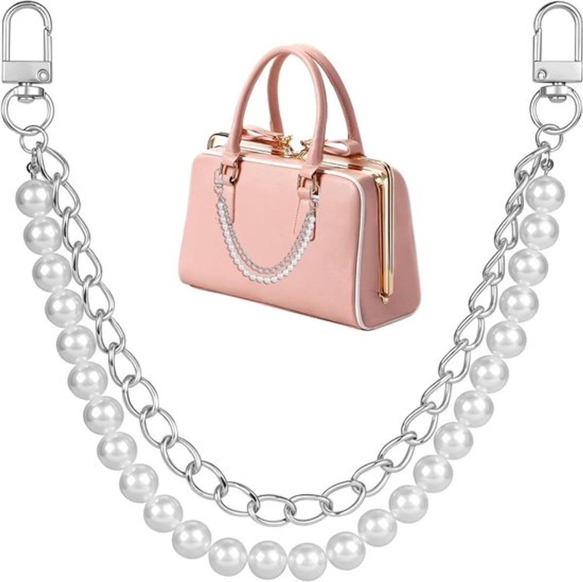 Inovra Plus - Parels in Wallet Charm sleutelring})(); Uitgebreid