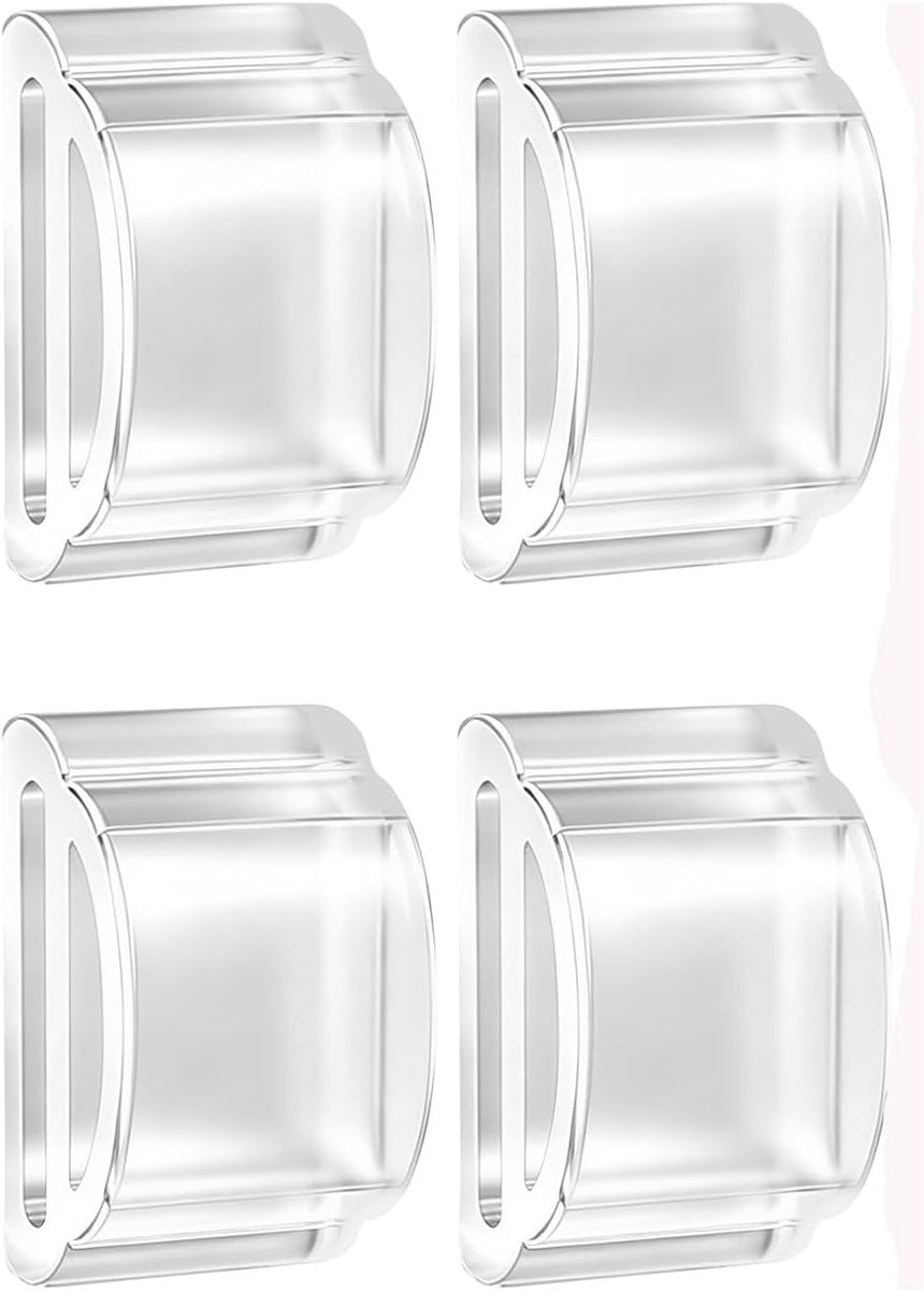 Deurstoppers Muurbeschermers - Zelfklevende Bumpers - Muren Beschermen - Dubbellaags Airbagkussen - 4 Stuks - Transparant