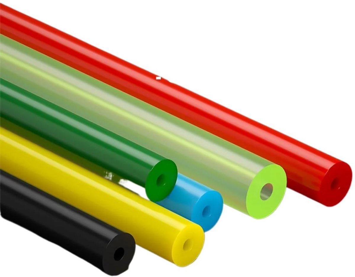 Holle Staaf - PU Buis - Schokabsorptie - Hoge Sterkte - 500 mm Lengte - Geel