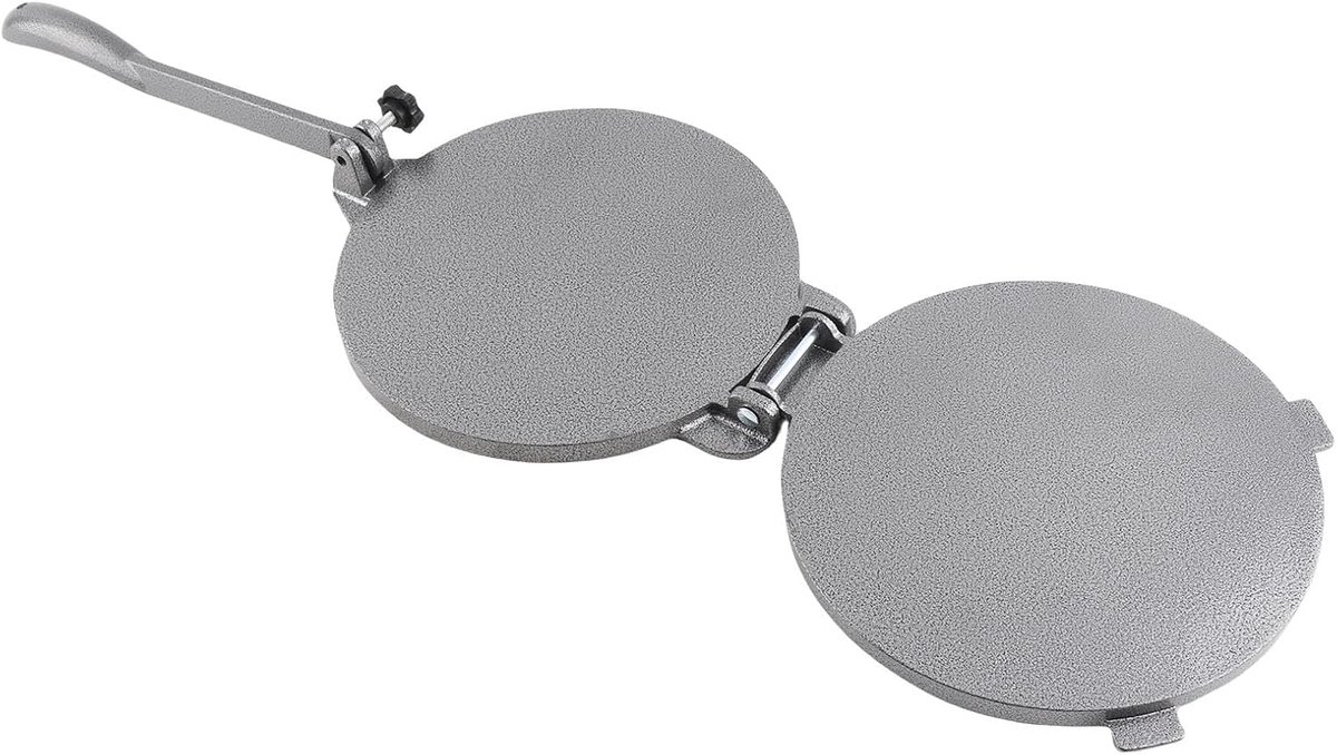 Tortilla Pers - Deeg Maker - Taarten Bakken - Handmatige Bediening - 20 cm - Zwart