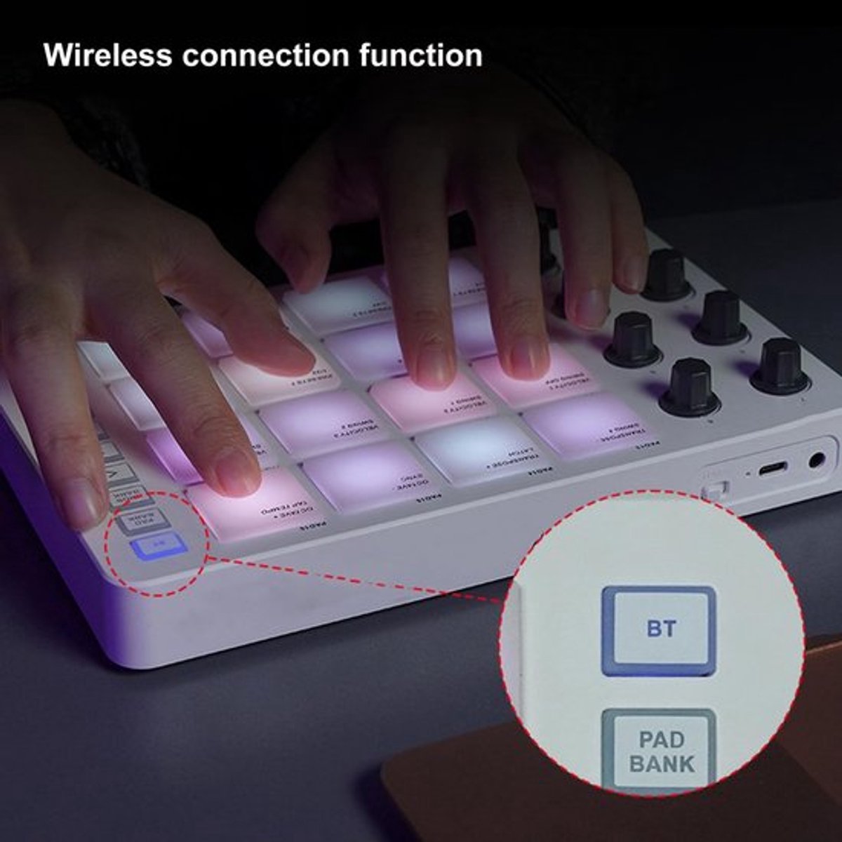 Dailygoody Solidchoice - MIDI-pads Bluetooth USB