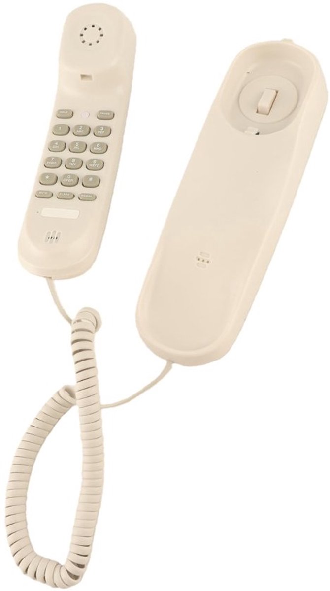 Dailygoody - Wandtelefoon - Vaste Telefoon - Pauzefunctie - Mini Wandtelefoon