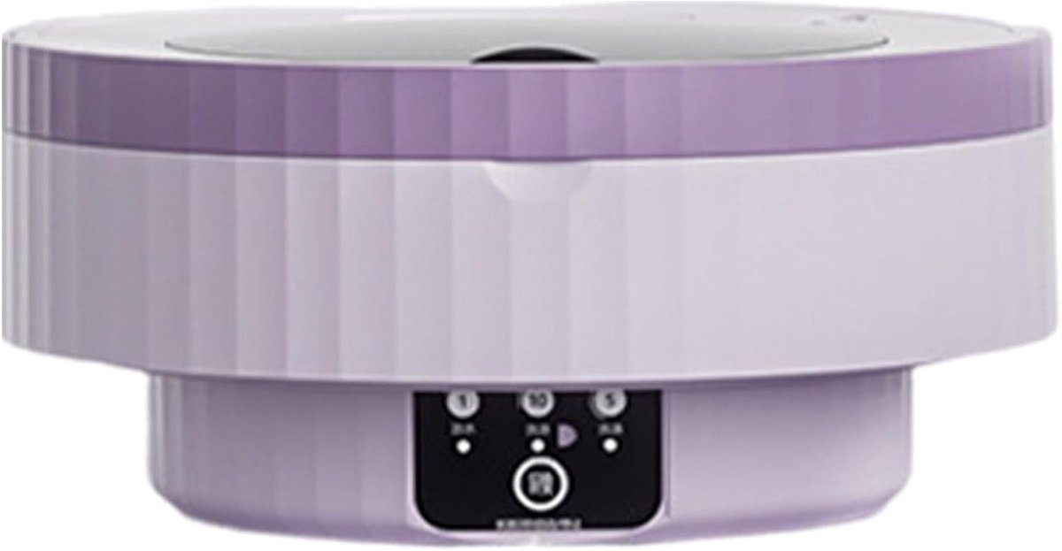 Draagbare Wasmachine Opvouwbaar Compact Kleine Kleding Wassen Energiezuinig Ontwerp 7 Liter Paars