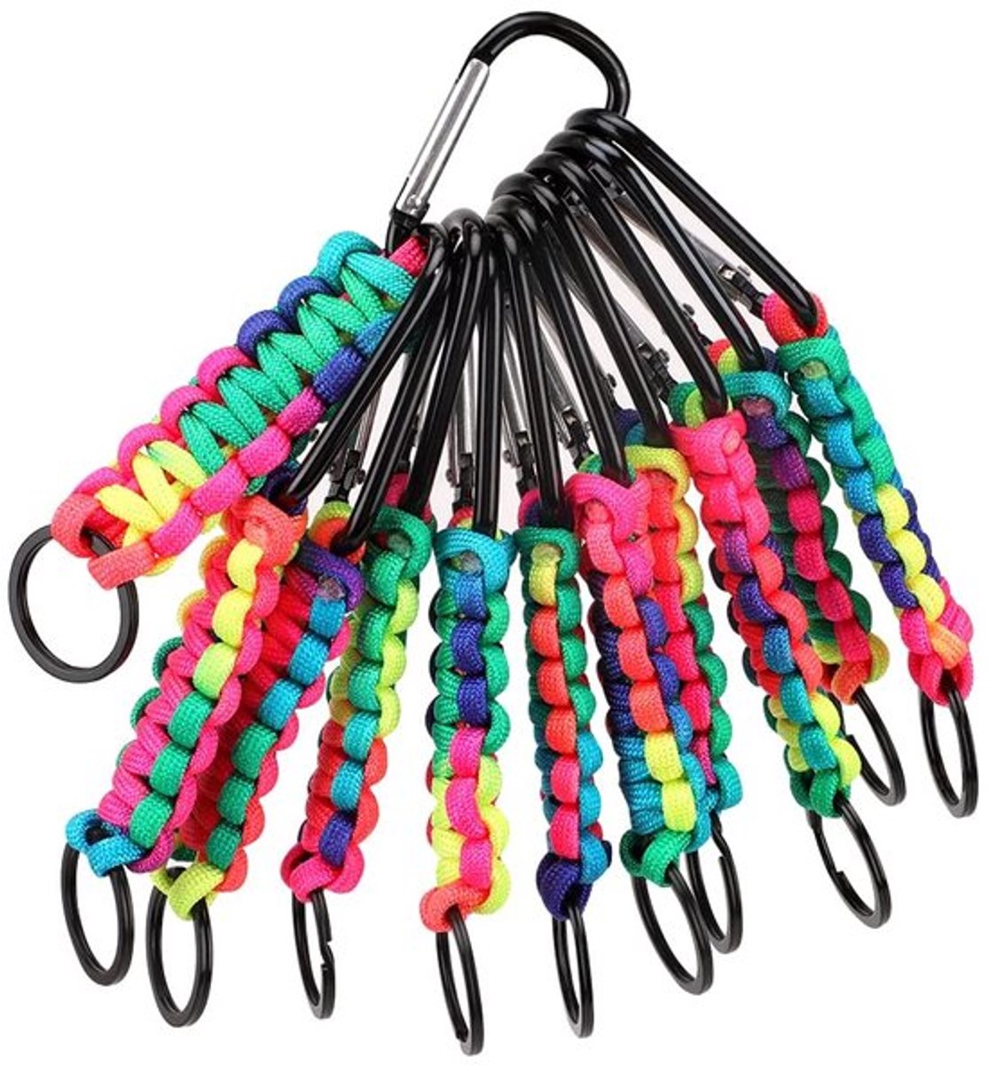 Dailygoods- Karabijnhaken 10 stuks - Mini-karabijnhaak