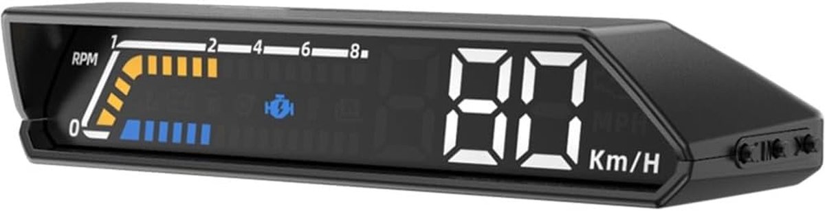 Auto Head Up Display - OBD2 Rijcomputer - Veilig Rijden - Dubbel Scherm Koppeling