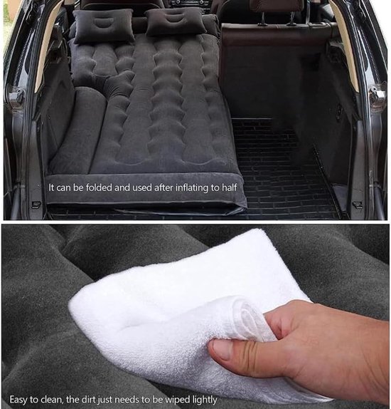 Opblaasbaar Matras - Reisbed Auto - Comfortabel Slapen - Voertuigspecifiek Ontwerp - 175 x 135 cm - B-2 — afbeelding 3