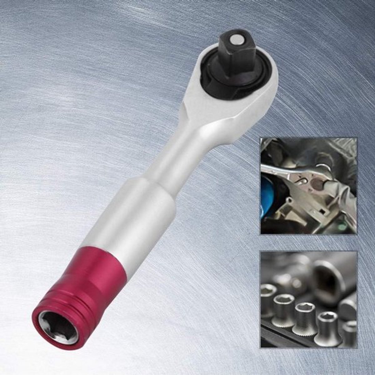 Virtubuy - 1/4 Inch Ratchet Wrench - Mini Rachet Wrench Set - 100mm - Professionele