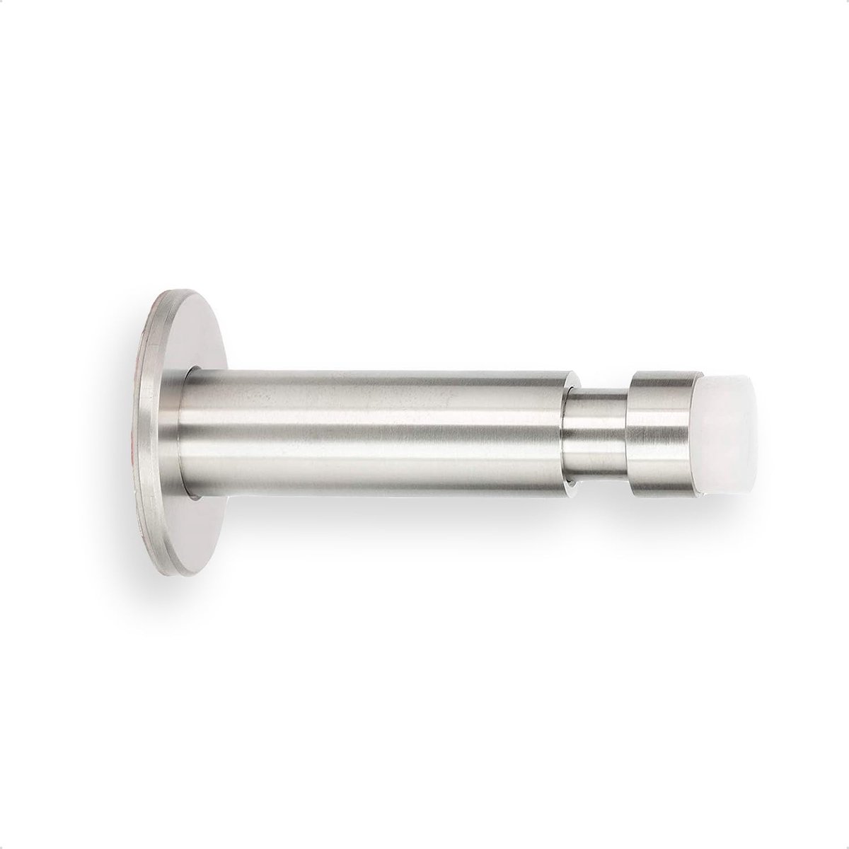 Uitschuifbare Deurstopper - Deurvanger Deurhouder - Bescherming Deuren Muren - Dubbele Installatie Optie - 90-130 mm - Wit